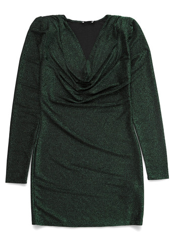 Темно-зеленое кэжуал платье футляр NA-KD однотонное