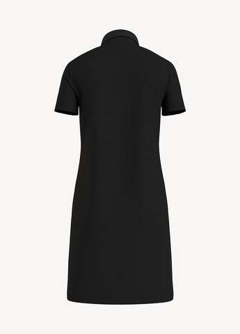 Черное кэжуал платье поло Tommy Hilfiger однотонное