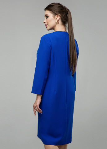Світло-синя ділова сукня електрик феєрія Miledi