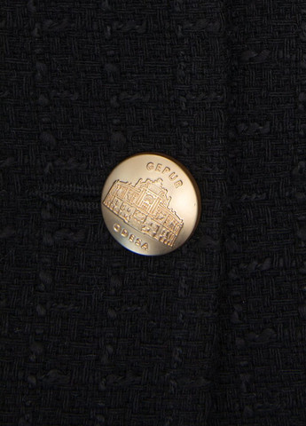 Черный женский жакет Gepur однотонный - демисезонный