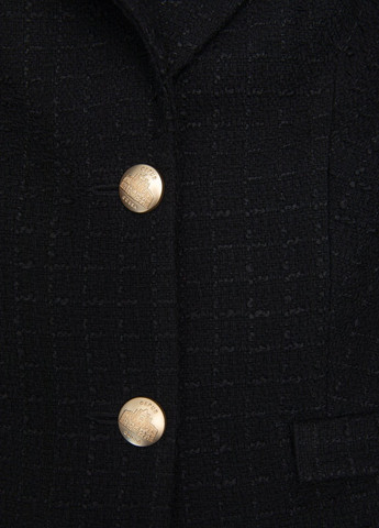 Черный женский жакет Gepur однотонный - демисезонный