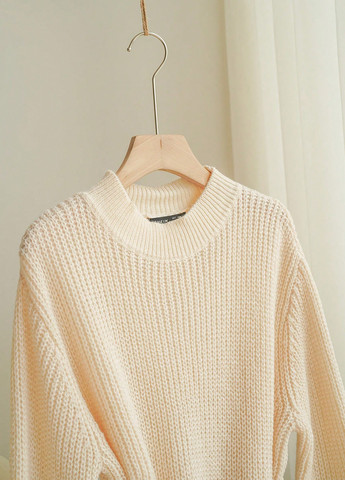 Кремовый демисезонный свитер SHEIN