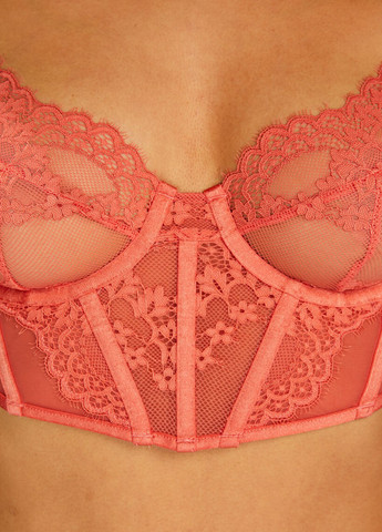 Коралловый бюстгальтер Hunkemoller с косточками полиамид