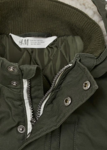 Оливкова (хакі) демісезонна куртка H&M
