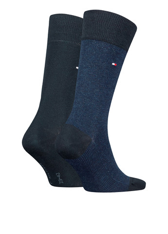 Сині шкарпетки (2 пари) Tommy Hilfiger однотонні (303686067)