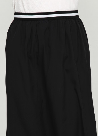 Черная кэжуал в полоску юбка Chillytime