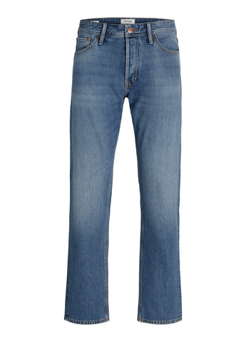 Синие демисезонные регюлар фит джинсы Jack & Jones