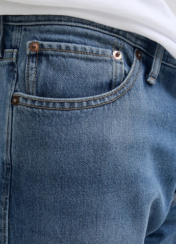 Синие демисезонные регюлар фит джинсы Jack & Jones
