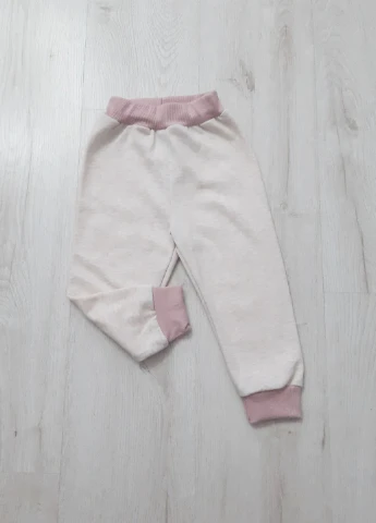 Молочные спортивные демисезонные брюки No Brand