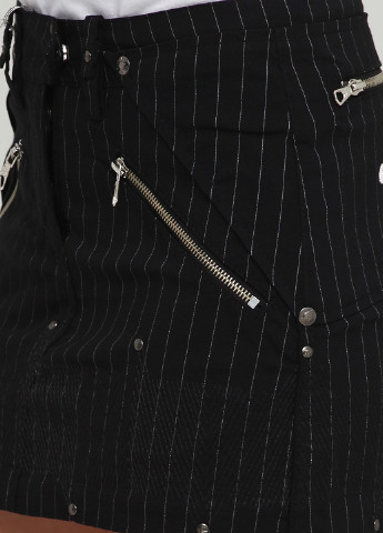 Черная кэжуал в полоску юбка Parasuco
