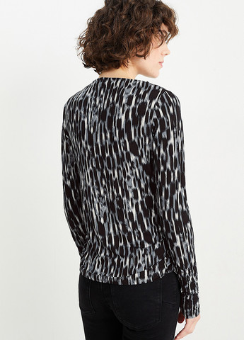 Чёрно-белую блуза C&A