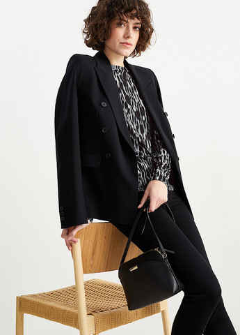 Чёрно-белую блуза C&A