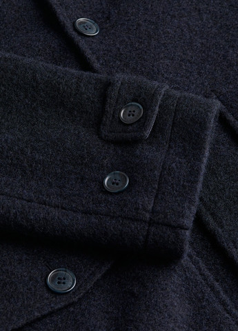 Темно-синя демісезонна куртка H&M