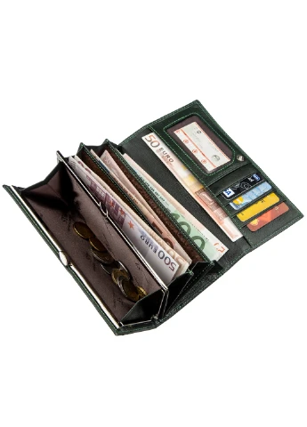 Женский кожаный кошелек 18,5х9 см st leather (252132299)