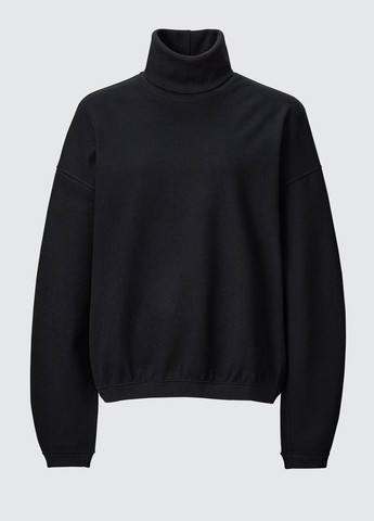 Черный демисезонный свитер Uniqlo