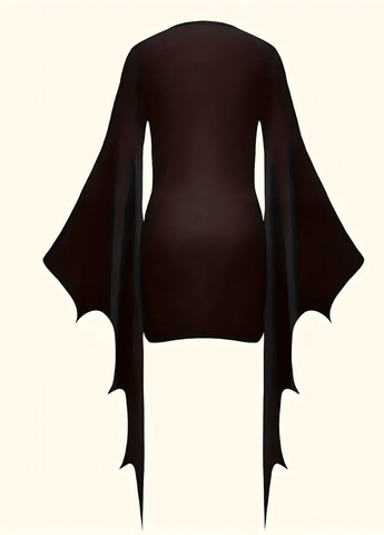 Черное праздничный, карнавальный платье а-силуэт, футляр SHEIN с рисунком