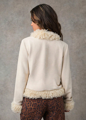 Пудрова демісезонна куртка SHEIN