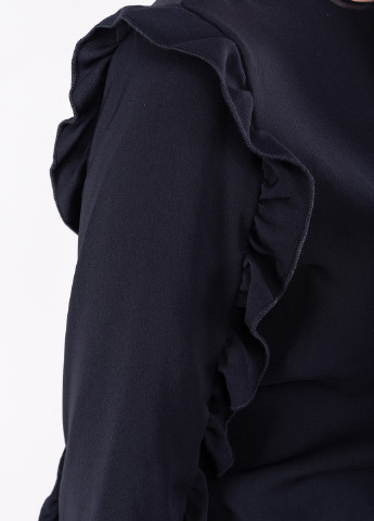 Темно-сіра демісезонна блуза з довгим рукавом Zara