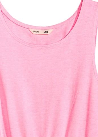 Летний платье H&M однотонный