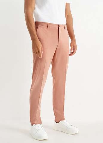 Персиковые классические, кэжуал демисезонные классические брюки C&A