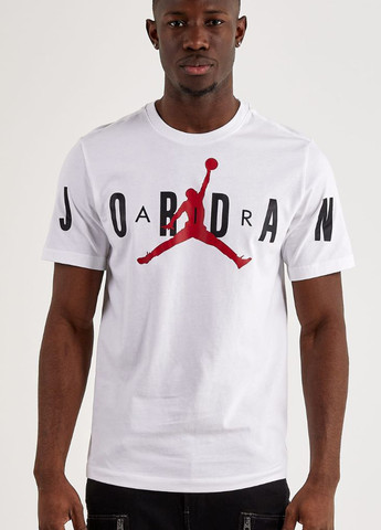 Белая футболка dv1445-100_2024 Jordan M J JD AIR STRETCH SS CREW