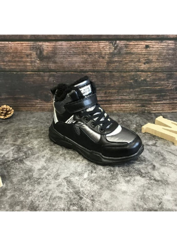 Зимові спортивні черевики з натуральної шерстю C5582-0 37 Чорний Jong Golf (207657249)