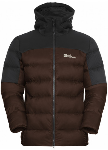 Коричневый зимний Пуховик Jack Wolfskin