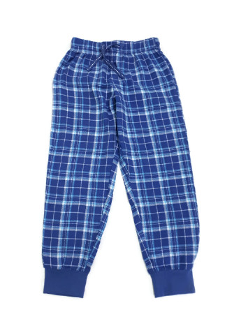 Блакитна всесезон піжама (лонгслів, брюки) лонгслив + брюки Lupilu
