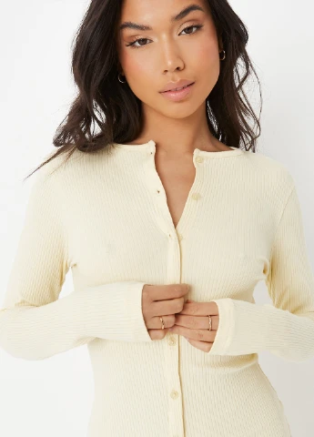 Айворі кежуал сукня Missguided однотонна