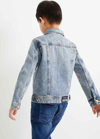 Блакитна демісезонна куртка C&A