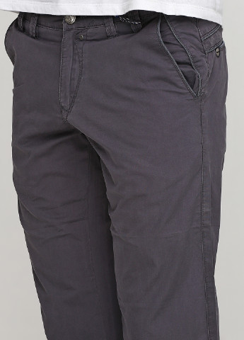 Серые кэжуал демисезонные прямые брюки Jemetzzi