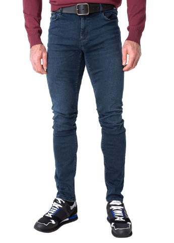 Синие зимние джинсы Trussardi Jeans
