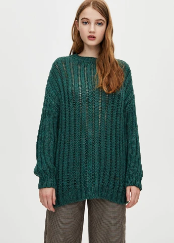 Зелений демісезонний джемпер джемпер Pull & Bear