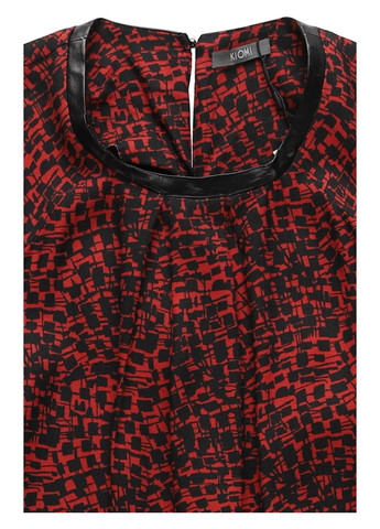 Комбинированное кэжуал платье Kiomi с абстрактным узором