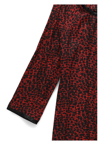 Комбинированное кэжуал платье Kiomi с абстрактным узором