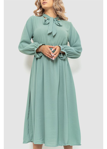 Оливковое кэжуал платье Ager однотонное