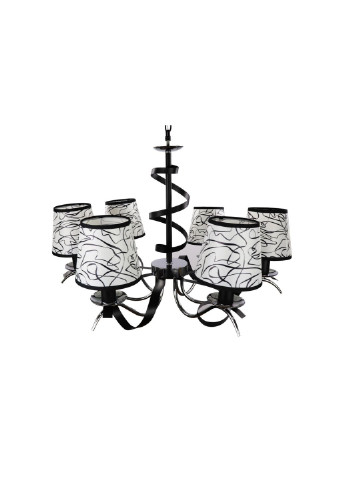 Люстра стельова на 6 лампочок 6503/6 Чорний 50х65х65 см. Sunnysky (253628304)