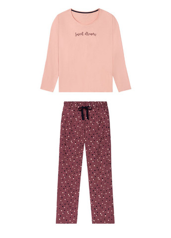 Комбінована зимня піжама (лонгслів, штани) Esmara