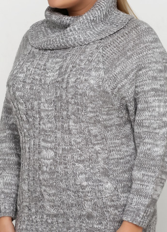 Светло-серый демисезонный свитер CHD