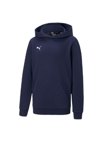 Синяя демисезонная детская толстовка goal casuals football kids’ hoodie Puma