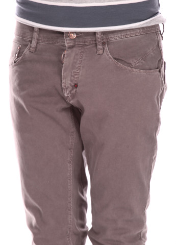 Темно-серые кэжуал демисезонные прямые брюки Antony Morato