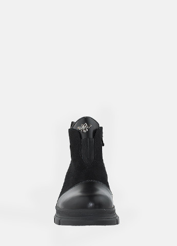 Осенние ботинки ra20222 черный Alvista из натуральной замши