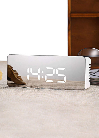Настольные зеркальные часы с термометром Beluck Mirror Clock 1 UFT (252405000)