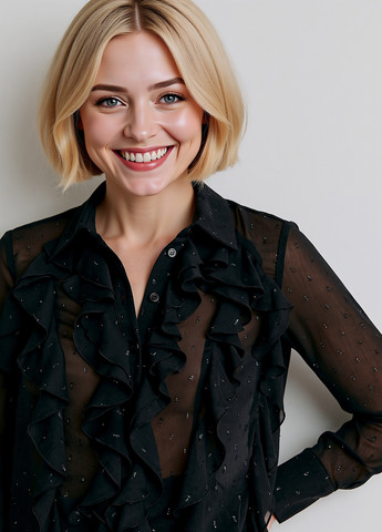 Чёрная блуза Reserved