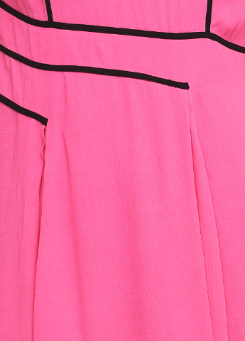 Розовое кэжуал платье клеш Only однотонное
