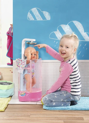 Автоматична душова кабінка для ляльки baby born – веселе купання (з аксесуаром) Zapf (27281454)