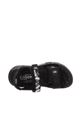 Темно-серые кэжуал сандалии Clibee на липучке