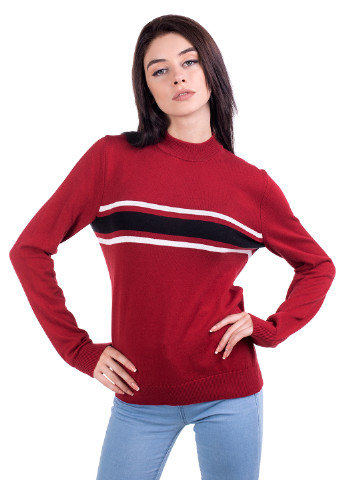 Червоний демісезонний светр джемпер Viviami