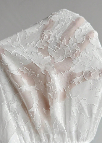 Белое коктейльное платье бандо, с открытой спиной SHEIN однотонное