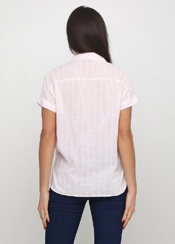 Светло-розовая кэжуал рубашка в полоску Madoc Jeans